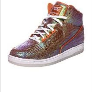 Nike Air Python Print and Textured Mid Top Sneaker